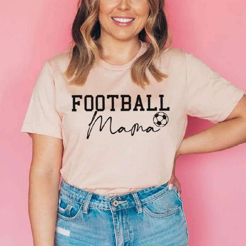 Midnight Sale Mama & Fan- Football Mama Logo T-Shirt