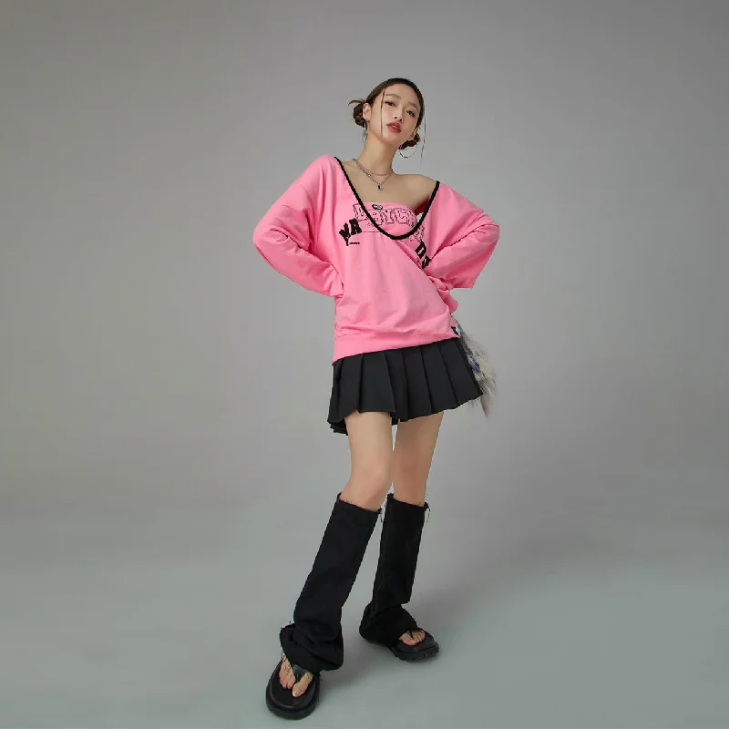 Online Specials Debych Deep V-Neck Sweatshirt