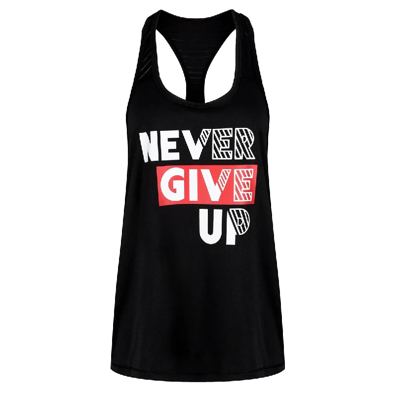 Weekend Savings Fiesta 'Never Give Up' Mesh Racerback Vest