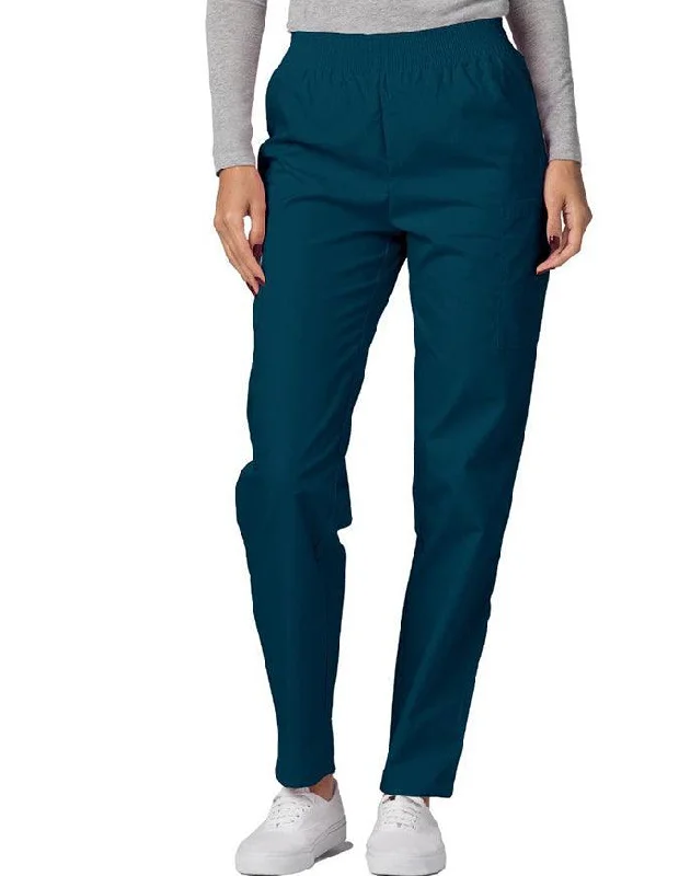 Your Weekend, Your Savings Adar 30 Inch Women Elastic Waist Cargo Scrub Pants