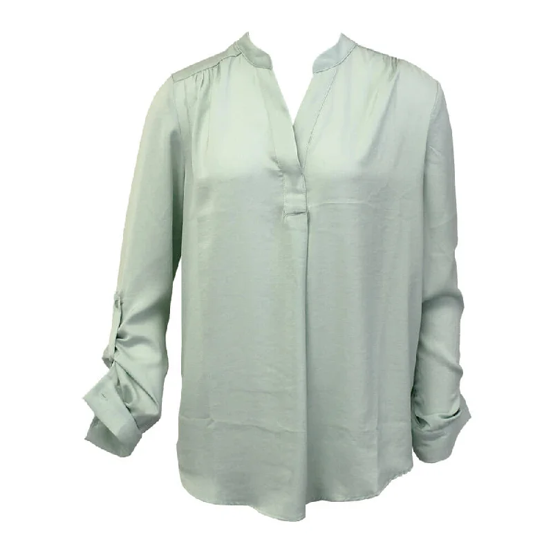 Value Deals Renuar Airflow Long Sleeve Blouse - Fresh Mint
