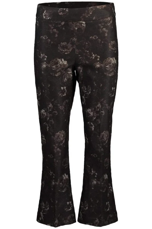 Get It Before It’s Gone Leo Crop Flare Pant - Black