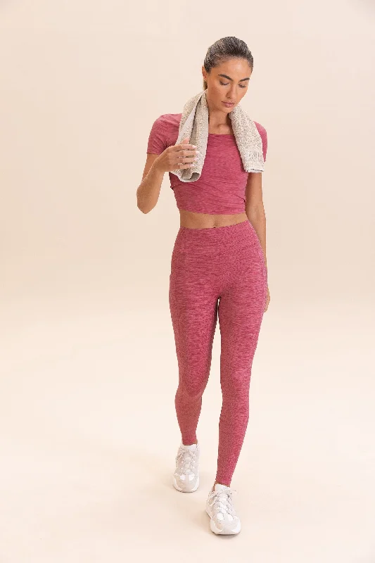 Price Fest Aero Back Melange Top