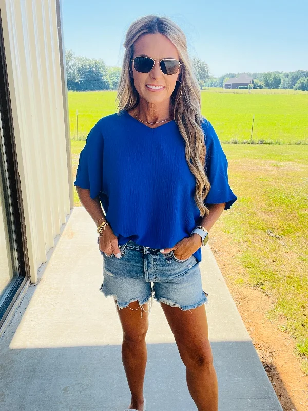 Clearance Sale Better in Royal Top--END OF SUMMER SALE