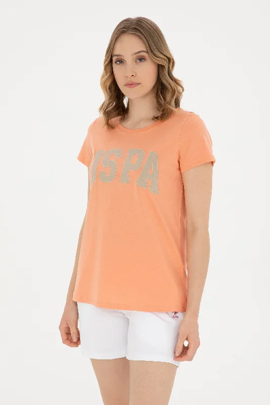 Stock Up T SHIRT Femme GEAN ORANGE 1804839VR047
