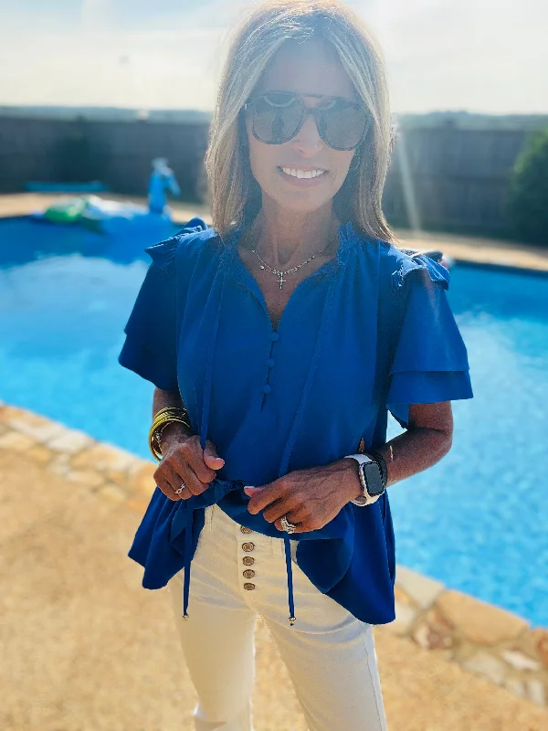 Massive Deal BRULEE BABE TOP- ROYAL
