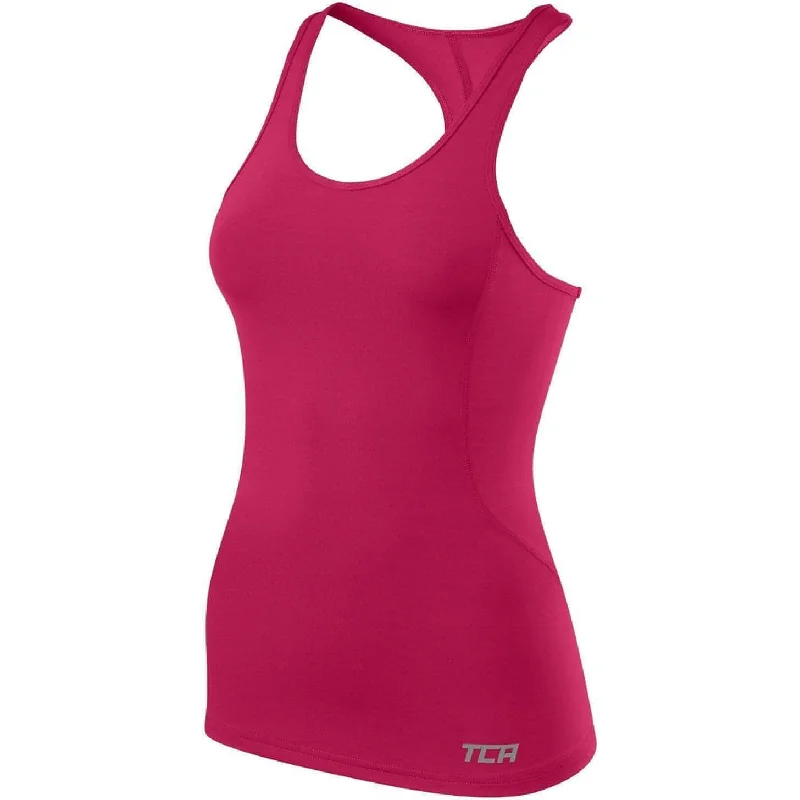 Price Break TCA Pro Performance Womens Running Vest Tank Top - Pink