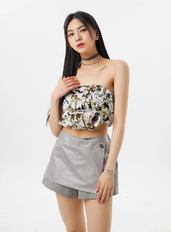 Weekend Savings Spectacular Graphic Wide Tube Top BY326