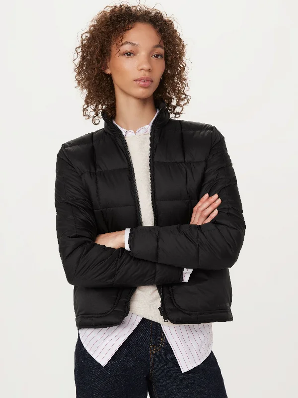 The Best Deal The Aero Packable Puffer Jacket in Black