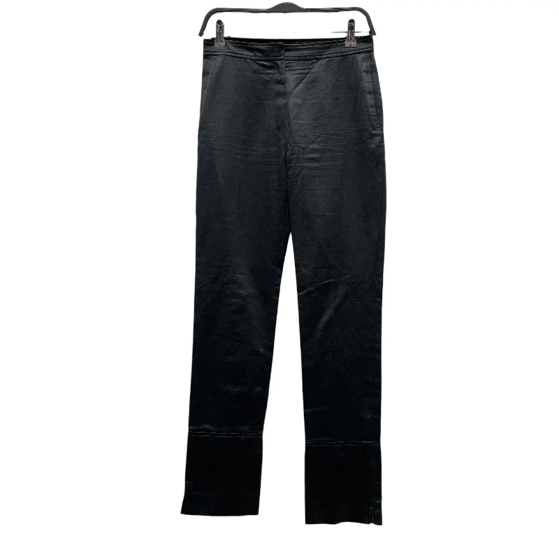 YVES SAINT LAURENT rive gauche/Skinny Pants/34/Cotton/BLK/