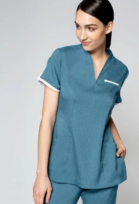 Savings Bonanza Women's Faux Linen Maya Tunic