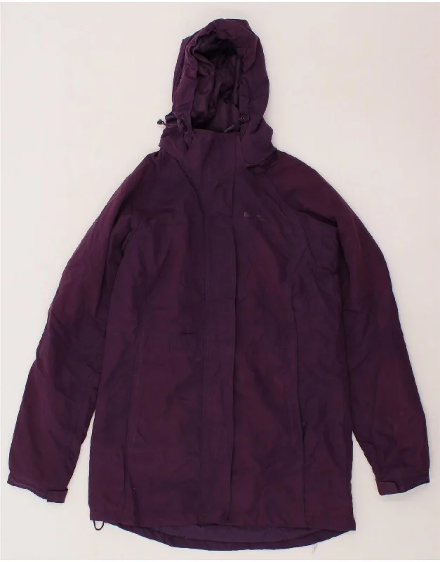 Exclusive Savings MOUNTAIN WAREHOUSE Womens Hooded Windbreaker Coat UK 8 Small Purple