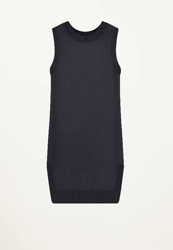 Weekend Bargains to Enjoy Sleeveless Tunic in Pewter