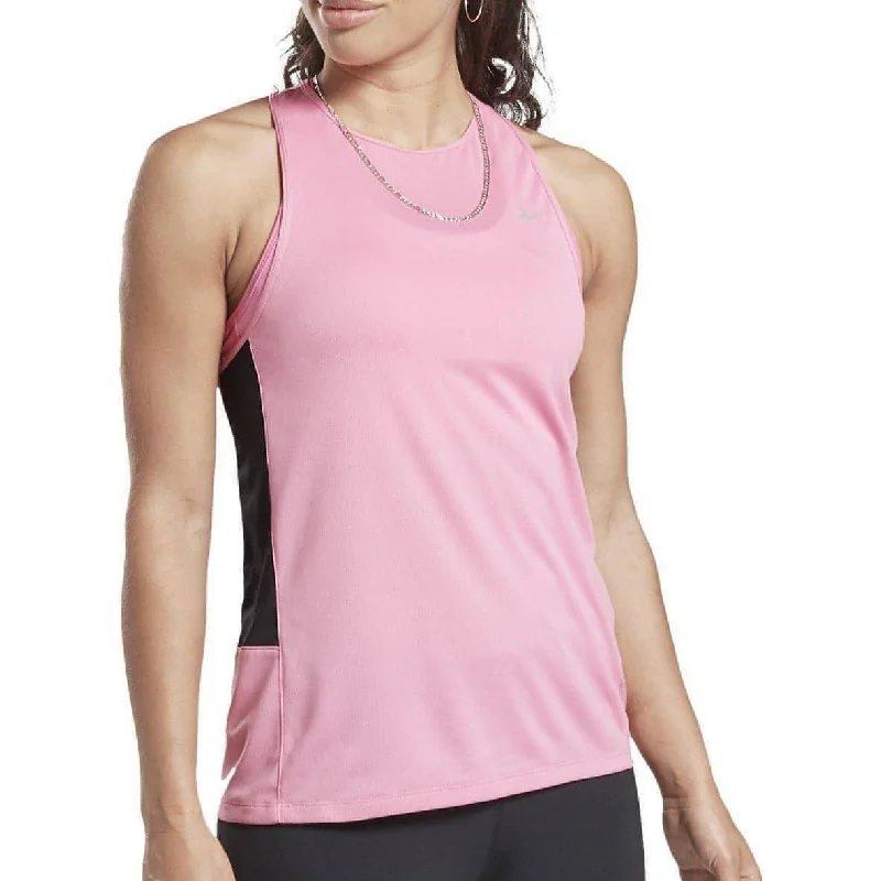 Weekend Special Reebok Essentials Womens Running Vest Tank Top - Pink
