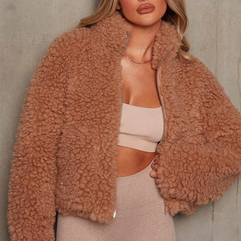 Weekend Deals That Excite Fashion Cashmere Cardigan Short Jacket Lamb Wool Coat Women Weekend Deals That Excite Fashion Cashmere Cardigan Short Jacket Lamb Wool Coat Women