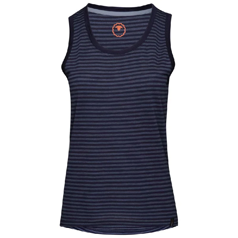 Overstock Sale Womens Merino 150 Vest (Mini Stripe Navy/Denim)
