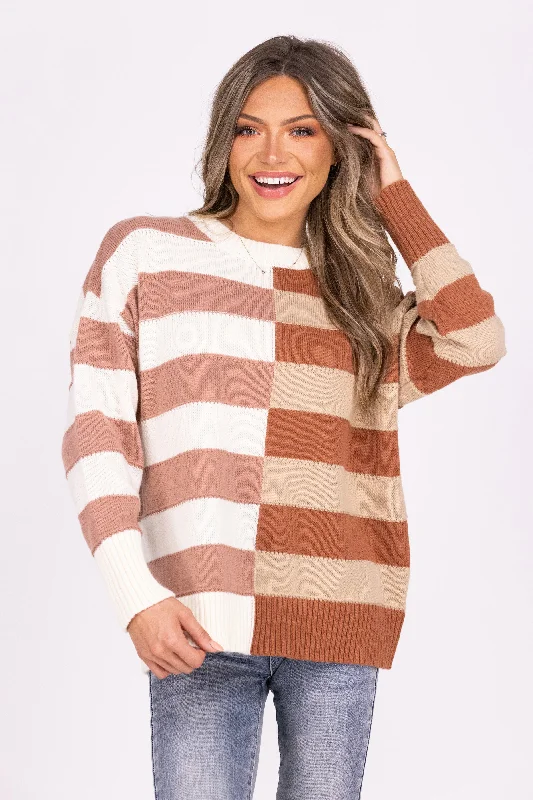 Crazy Savings Right Down The Middle Sweater
