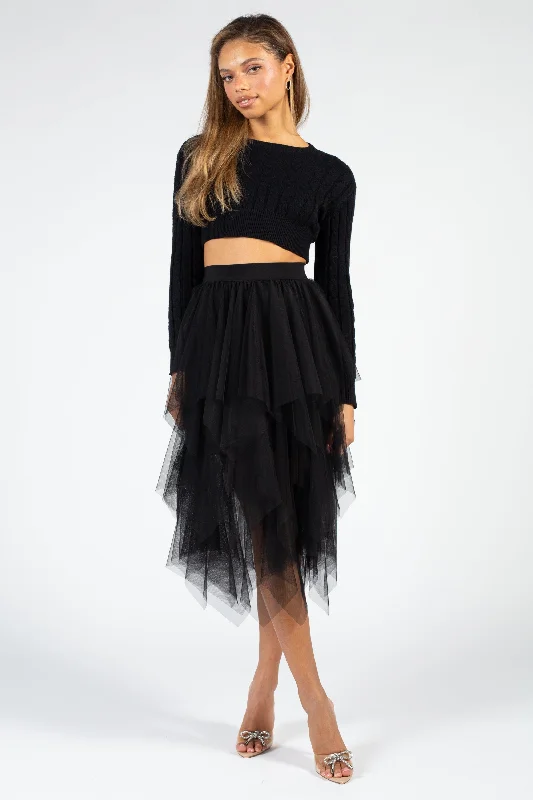 Big Discounts Laurent Crop Knit Sweater