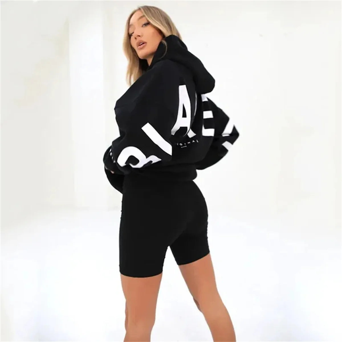 Weekend Offers That Thrill Stylish Letter Print Thick Long Sleeves Pullover Loose Autumn Winter Sportwear Hoody Weekend Offers That Thrill Stylish Letter Print Thick Long Sleeves Pullover Loose Autumn Winter Sportwear Hoody