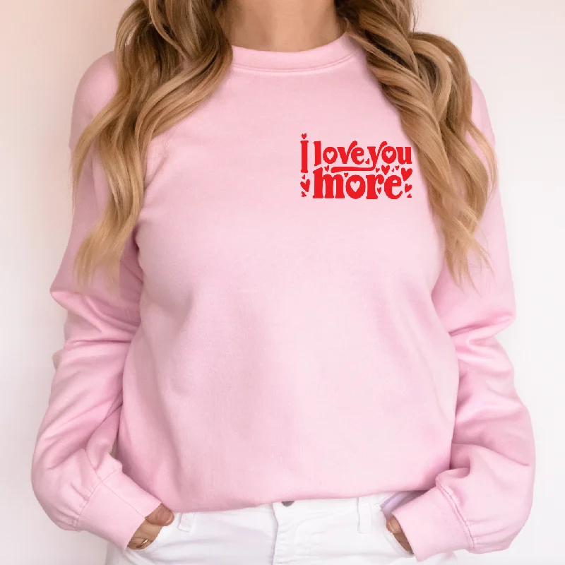 Love You More • Adult Pink Pullover